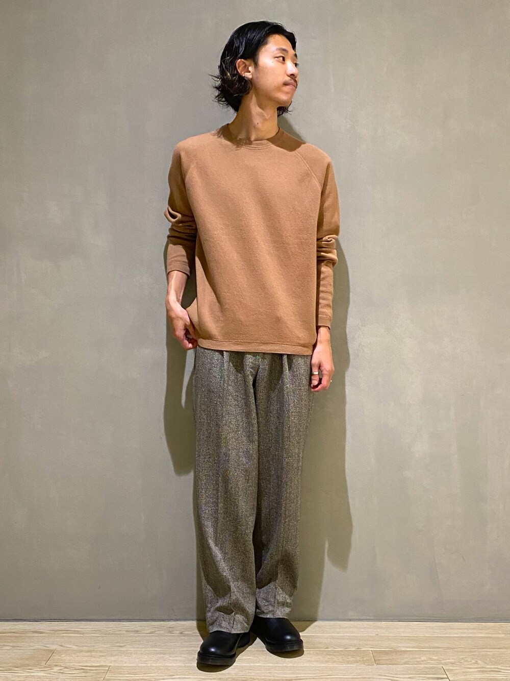 WILD LIFE TAILOR】ヘリテージイージーパンツ/セットアップ対応を使っ