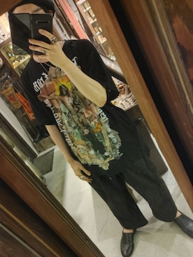 「CIVARIZE（シヴァーライズ）のアイテム（トップス）」を使った、black🏴‍☠️さん（メンズ・178cm）の夏コーディネート