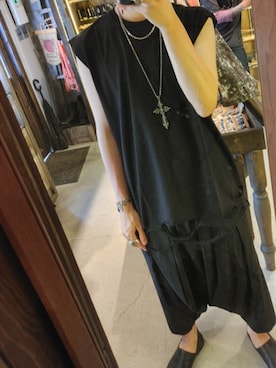 「NO ID.（ノーアイディ）のアイテム（アクセサリー）」を使った、black🏴‍☠️さん（メンズ・178cm）の夏コーディネート