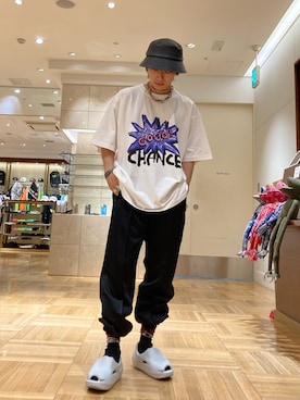 「ROYAL FLASH（ロイヤルフラッシュ）のアイテム（レッグウェア）」を使った、utaさん（メンズ・168cm）の夏コーディネート