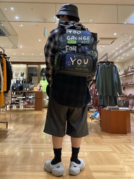 「roarguns（ロアーガンズ）のアイテム（ジャケット/アウター）」を使った、utaさん（メンズ・168cm）の夏コーディネート