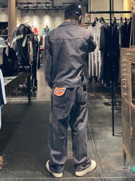 「アイテム（ライダースジャケット、その他）」を使った、utaさん（メンズ・168cm）の春コーディネート