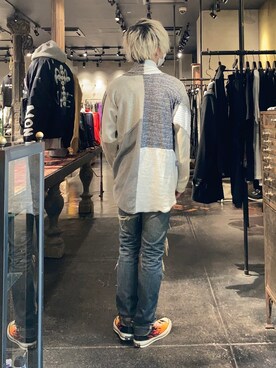 「アイテム（ボクサーパンツ）」を使った、utaさん（メンズ・168cm）の冬コーディネート