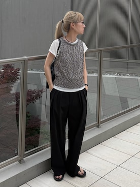 「アイテム（その他）」を使った、YUKAさん（レディース・167cm）の夏コーディネート
