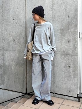 「ZARA（ザラ）のアイテム（帽子）」を使った、YUKAさん（レディース・167cm）の春コーディネート