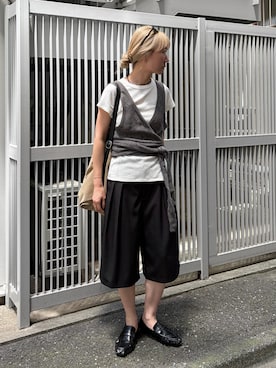 「feepur（フェピュール）のアイテム」を使った、YUKAさん（レディース・167cm）の夏コーディネート