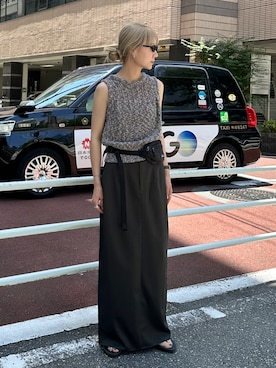 「feepur（フェピュール）のアイテム」を使った、YUKAさん（レディース・167cm）の夏コーディネート