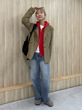 「アイテム（その他）」を使った、YUKAさん（レディース・167cm）の秋コーディネート