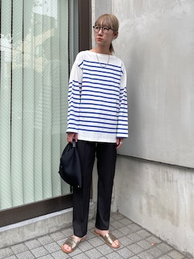 「feepur（フェピュール）のアイテム（アクセサリー）」を使った、YUKAさん（レディース・167cm）の春コーディネート