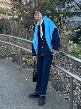 「Firsthand（ファーストハンド）のアイテム（ブーツ）」を使った、YUKAさん（レディース・167cm）の冬コーディネート