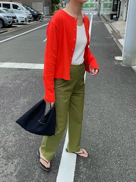 「feepur（フェピュール）のアイテム（アクセサリー）」を使った、YUKAさん（レディース・167cm）の春コーディネート