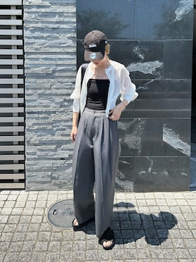 「aimoha（アイモハ）のアイテム」を使った、YUKAさん（レディース・167cm）の春コーディネート
