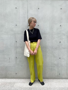 「DONOBAN（ドノバン）のアイテム」を使った、YUKAさん（レディース・167cm）の夏コーディネート