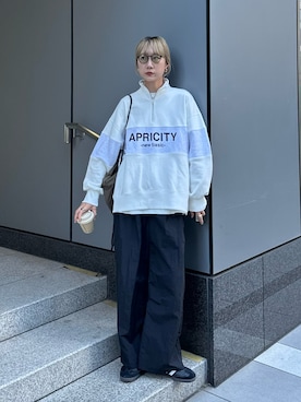 「アイテム（バックパック/リュック）」を使った、YUKAさん（レディース・167cm）の秋コーディネート