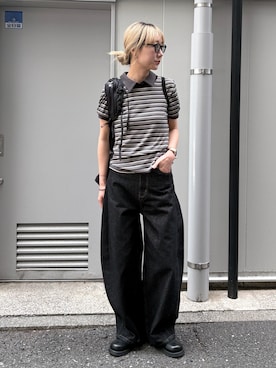 「feepur（フェピュール）のアイテム（シューズ）」を使った、YUKAさん（レディース・167cm）の春コーディネート