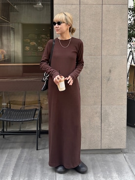 YUKAさん（骨格ウェーブ・レディース・167cm）の秋コーディネート