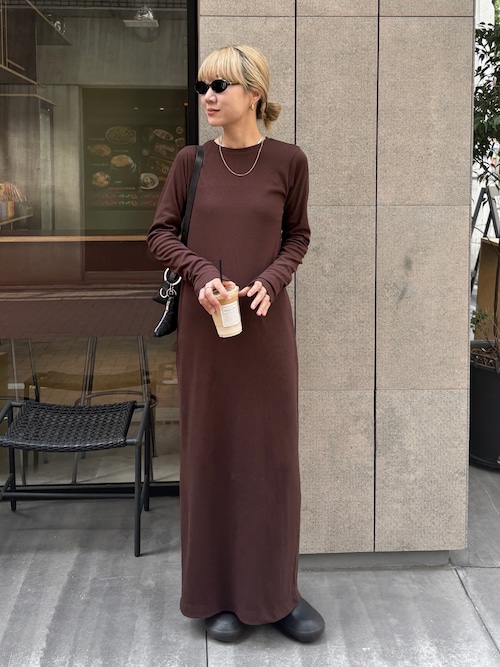 feepur ワンピース 「TALL/2Tサイズあり」カットリブロング