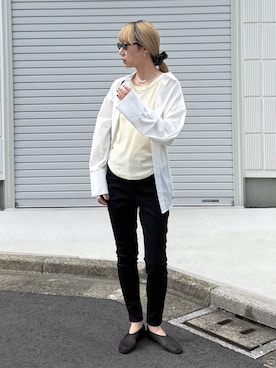 「H&M（エイチ・アンド・エム）のアイテム（シューズ）」を使った、YUKAさん（レディース・167cm）の夏コーディネート