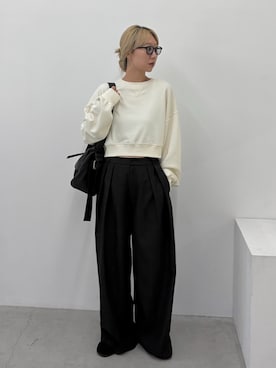 「アイテム（その他）」を使った、YUKAさん（レディース・167cm）の秋コーディネート