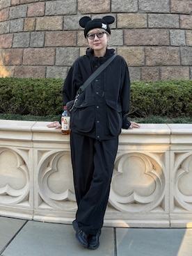 「アイテム（サングラス）」を使った、YUKAさん（レディース・167cm）の秋コーディネート