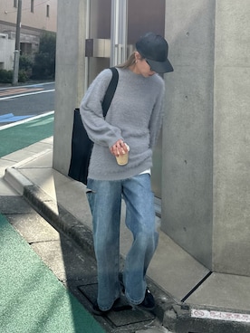 「H&M（エイチ・アンド・エム）のアイテム（キャップ）」を使った、YUKAさん（レディース・167cm）の秋コーディネート