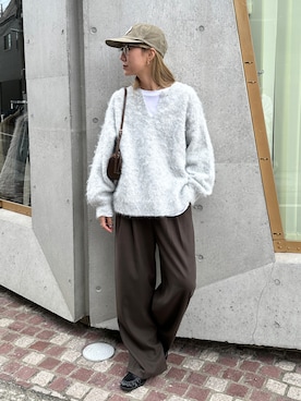 「アイテム（その他）」を使った、YUKAさん（レディース・167cm）の秋コーディネート