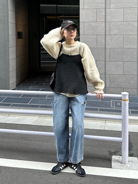 「adidas（アディダス）のサンバ OG / SAMBA OG / アディダスオリジナルス adidas Originals スニーカー（スニーカー）」を使った、YUKAさん（レディース・167cm）の秋コーディネート