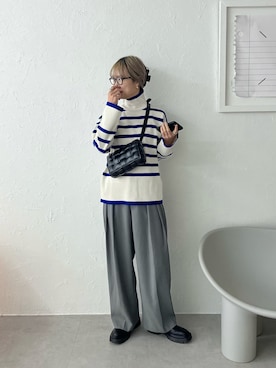 「Firsthand（ファーストハンド）のアイテム（ブーツ）」を使った、YUKAさん（レディース・167cm）の冬コーディネート