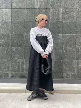 「EYEVAN（アイヴァン）のアイテム」を使った、YUKAさん（レディース・167cm）の冬コーディネート