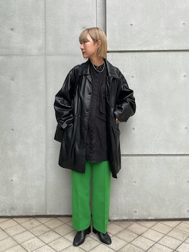 「DELFONICS（デルフォニックス）のアイテム」を使った、YUKAさん（レディース・167cm）の秋コーディネート