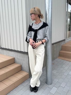 「アイテム（その他）」を使った、YUKAさん（レディース・167cm）の秋コーディネート