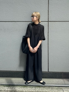 「feepur（フェピュール）のアイテム（サロペット/オーバーオール）」を使った、YUKAさん（レディース・167cm）の春コーディネート