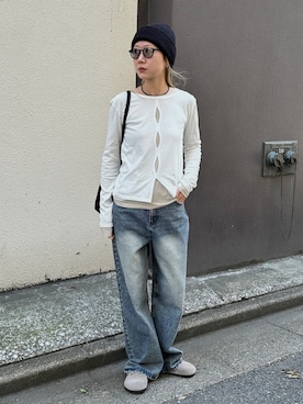 「feepur（フェピュール）のアイテム」を使った、YUKAさん（レディース・167cm）の春コーディネート