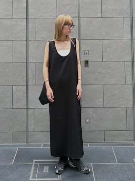 「feepur（フェピュール）のアイテム（ワンピース）」を使った、YUKAさん（レディース・167cm）の夏コーディネート
