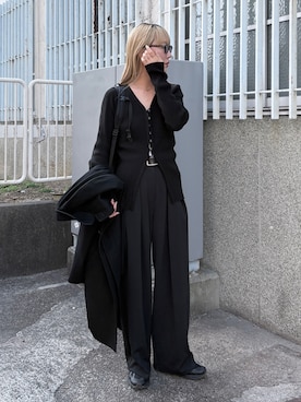 「アイテム（その他）」を使った、YUKAさん（レディース・167cm）の冬コーディネート