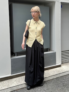 「feepur（フェピュール）のアイテム」を使った、YUKAさん（レディース・167cm）の夏コーディネート