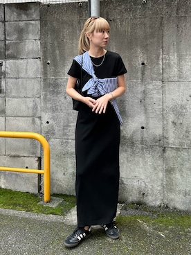 「feepur（フェピュール）のアイテム（ワンピース）」を使った、YUKAさん（レディース・167cm）の夏コーディネート