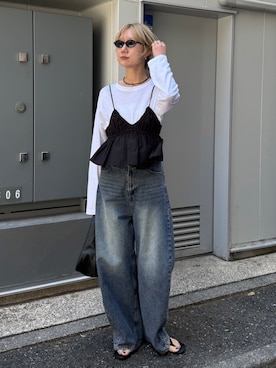 「feepur（フェピュール）のアイテム」を使った、YUKAさん（レディース・167cm）の春コーディネート