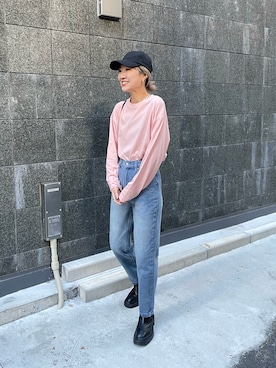 「Firsthand（ファーストハンド）のアイテム（ブーツ）」を使った、YUKAさん（レディース・167cm）の冬コーディネート