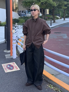 「feepur（フェピュール）のアイテム（シューズ）」を使った、YUKAさん（レディース・167cm）の春コーディネート