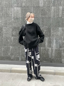 「COS（コス）のアイテム」を使った、YUKAさん（レディース・167cm）の冬コーディネート