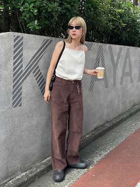 「アイテム（その他）」を使った、YUKAさん（レディース・167cm）の夏コーディネート