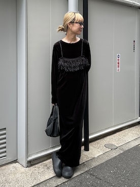 「アイテム（その他トップス）」を使った、YUKAさん（レディース・167cm）の冬コーディネート