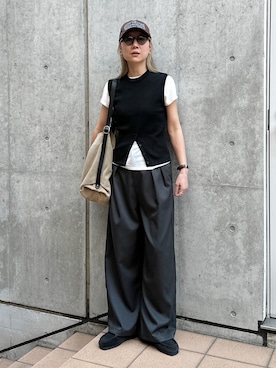 「feepur（フェピュール）のアイテム」を使った、YUKAさん（レディース・167cm）の春コーディネート