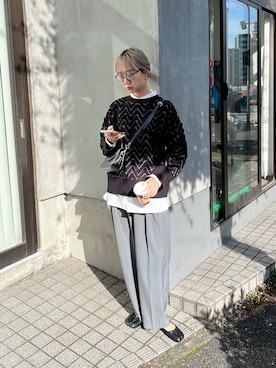 「DONOBAN（ドノバン）のアイテム」を使った、YUKAさん（レディース・167cm）の冬コーディネート