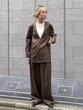 「feepur（フェピュール）のアイテム」を使った、YUKAさん（レディース・167cm）の春コーディネート