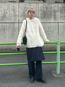 「COS（コス）のアイテム」を使った、YUKAさん（レディース・167cm）の秋コーディネート