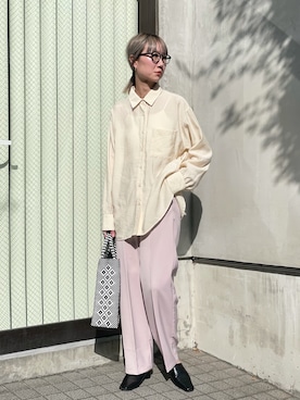 「SANSeLF（サンセルフ）のアイテム」を使った、YUKAさん（レディース・167cm）の冬コーディネート