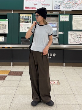 「アイテム（その他）」を使った、YUKAさん（レディース・167cm）の夏コーディネート