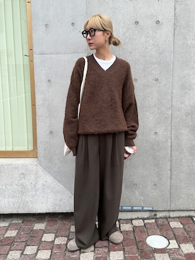 「アイテム（その他）」を使った、YUKAさん（レディース・167cm）の冬コーディネート